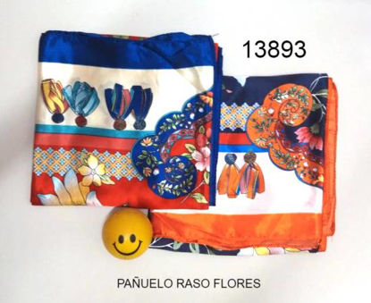 Imagen de PAÑUELO RASO FLORES 6.23